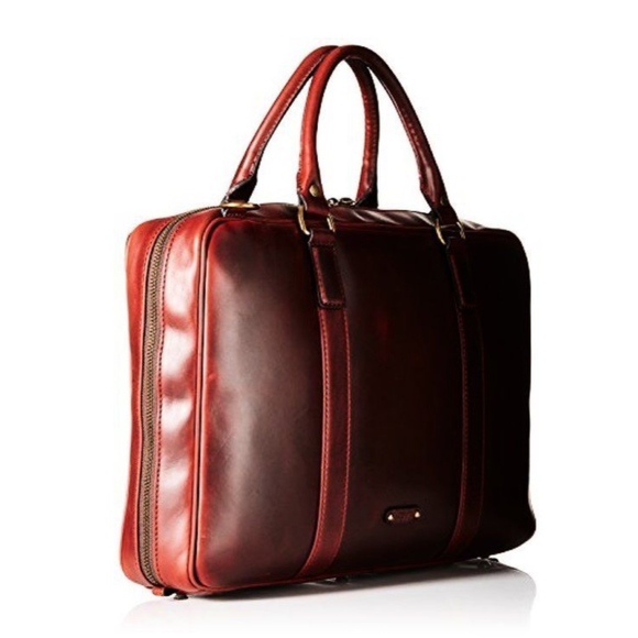 Frye "David" Brown Leather Briefcase- COMING SOON! - Picture 2 of 6